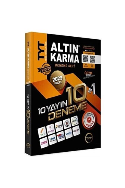 2023 TYT 10 Farklı Yayın 10 Farklı Deneme + Son 1 Yıl Çıkmış Sorular Hediye