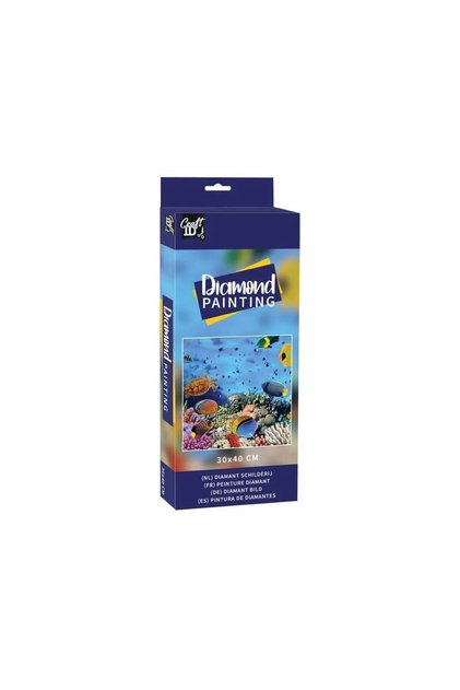 Set pictura diamant 30x40 cm cu accesorii - Lumea de sub apa