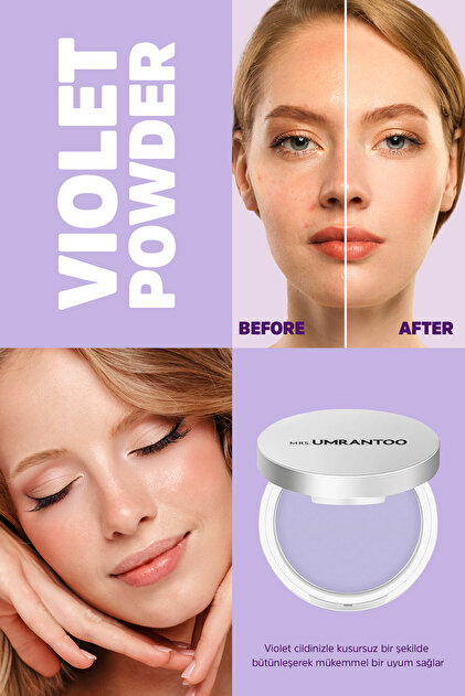 MRS.UMRANTOO Matte Oil Control Gel Compact Violet - Fiyatı, Yorumları
