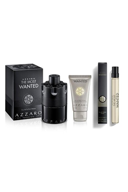 Azzaro The Most Wanted Intense EDP 100 ml + 10ml + 75 ml Duş Jeli