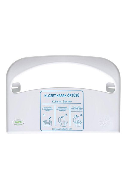 Klozet Kapak Örtüsü Dispenseri Beyaz