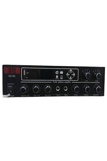 Genel Markalar Stı Az-40 2x80w Trafolu Bluetooth Usb Çift Çıkış