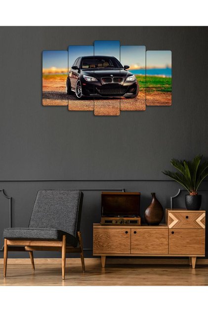BMW M5 E60 2005 - 5 Parçalı Araba Tablo