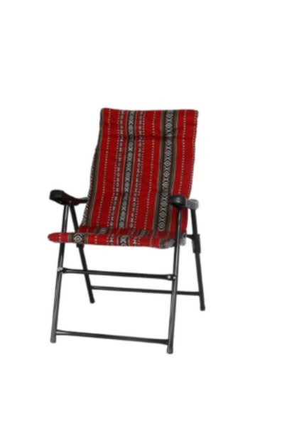 Folding chair, picnic chair, sports chair, outdoor chair and garden chair, traditional Arabic chair, Sadu fabric