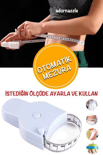 Sporcu Baş ve Vücut Metre, Kafa Çevresi Ölçüm Aleti, Bel Ölçme Metresi, Terzi Metresi