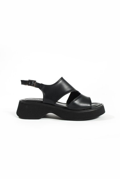 Merial Black Skin Women's Sandals
