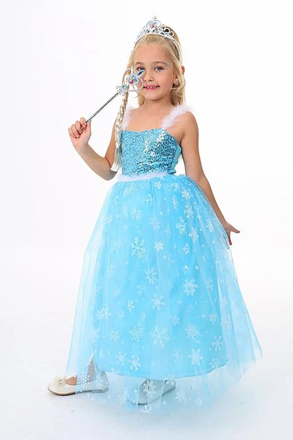 Super Concept Party Costume with Sequined Layers of Tulle Puffy Skirt
