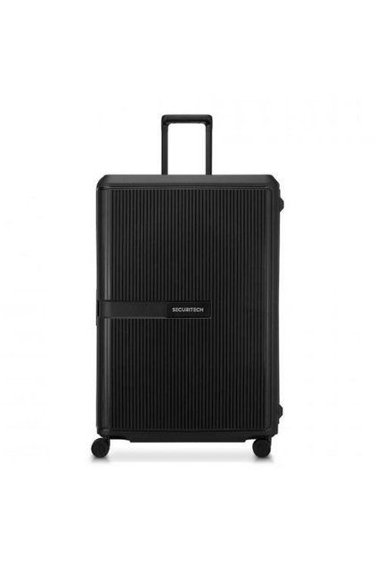 Stone 82cm Hardcase 4 Double Wheel Check-in Lugggae Trolley Black