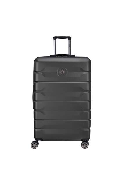 Air Armour 80cm Hardcase Expandable 4 Double Wheel Check-in Luggage Trolley Black