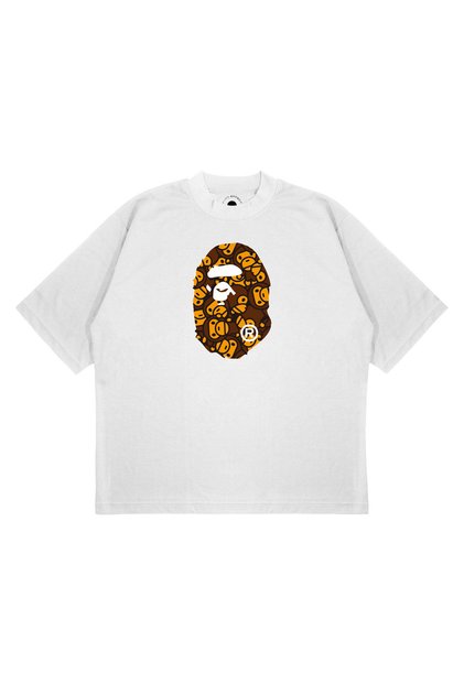 Unisex Oversize Bathing Milo Integrated Printed Boxy Fit Thick Fabric T-Shirt