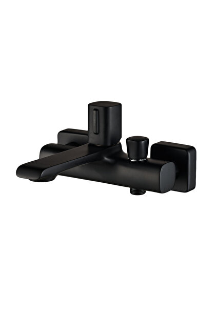 Matte Black Alpha Bathroom Fixture