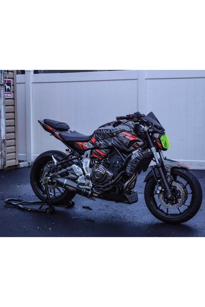 Yamaha Mt 07 Gen1 Triangle Graphic Kit Sticker Set
