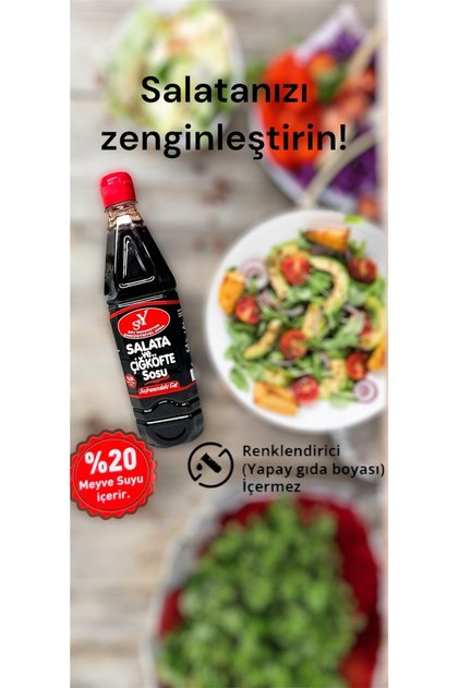 Salata ve çiğköfte sosu(nar ekşisi)