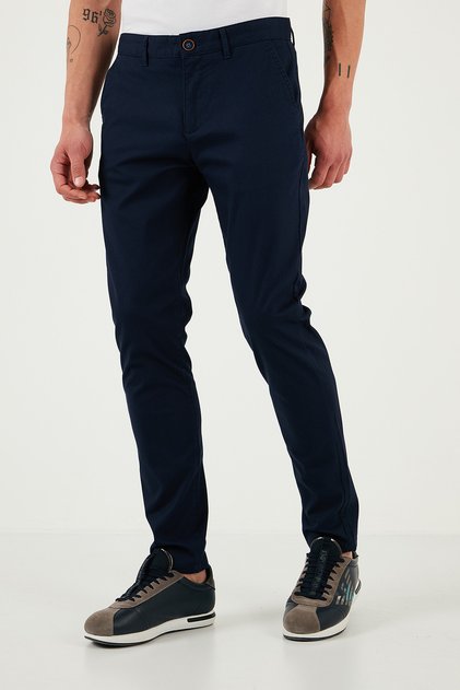 U.S. Polo Cotton Slim Fit Regular Waist Skinny Leg Pants Men's Trousers G081Sz 0782098518