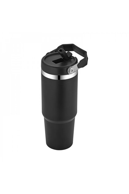 Iceflow Flip Straw Tumbler - Double Layer Stainless Steel Thermos 0.89L