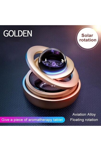 Güneş Enerjili Dönen Satürn Küre Oto Araba Kokusu Solar Enerjili Hareketli Satürn Araba Kokusu