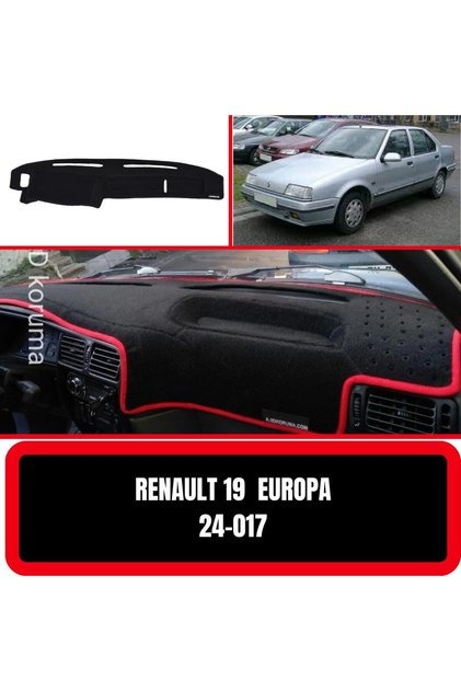 Renault 19 Europa 3d Glove Box Protective Front Chest Protection Carpet Case