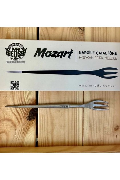 Mozart Nargile Çatal Iğne - Silver