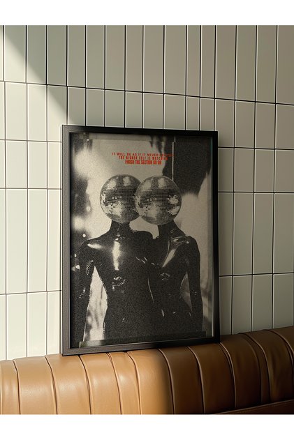 Poster - Disko Kafa Disco Head Girls Party Disco Fever Cyber Punk Grenli