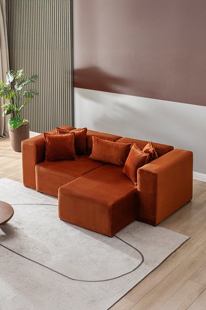 Katt Modüler Ekstra Rahat İskeletli 2 Li Koltuk 10 Renk