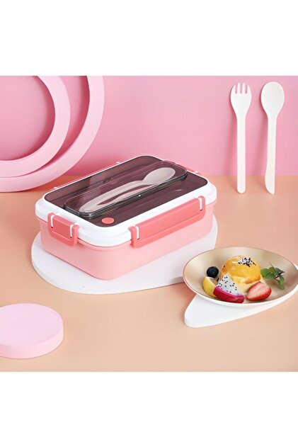 Vagonlife Lunch Box Sefer Tası Yemek Kabı Pembe Vgn528 - Fiyatı