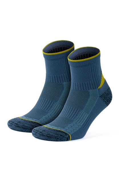 2-Pack Soleless Towel-Lined Seamless Athletic Running Walking Exercise Activity Sports Men Women Socks 3593