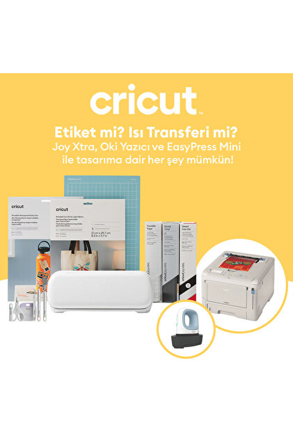 Cricut JOY XTRA ETIKET VE PRESS PAKETI - Fiyatı, Yorumları