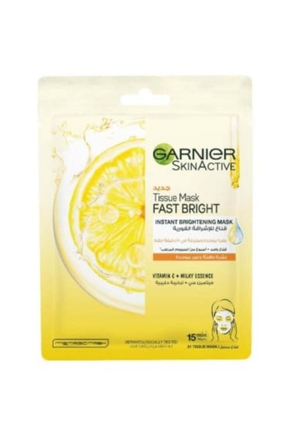 Mask for instant radiance milky formula + vitamin c garnier