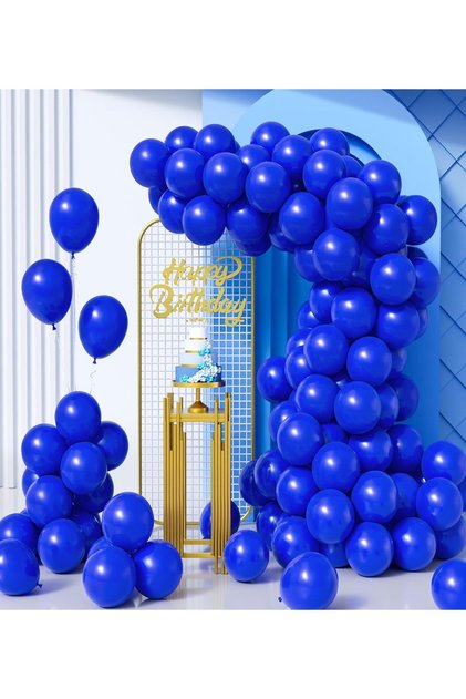 25 Navy Blue Color Balloons – Helium Compatible, Quality and Durable