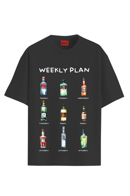 PRINTED T-SHIRT SİYAH
