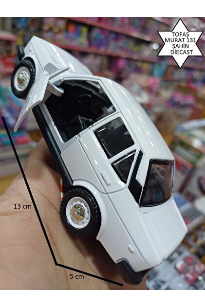 OYUNCAKSAHİLİ Murat 131 Şahin 1980 Nostalji Model Metal Araba Kapı