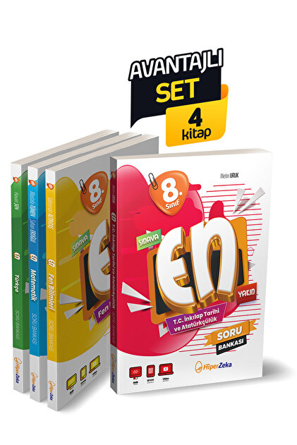 Hiper Zeka Avantajlı Set 2026 8. Sınıf En Soru Bankaları - Fiyatı