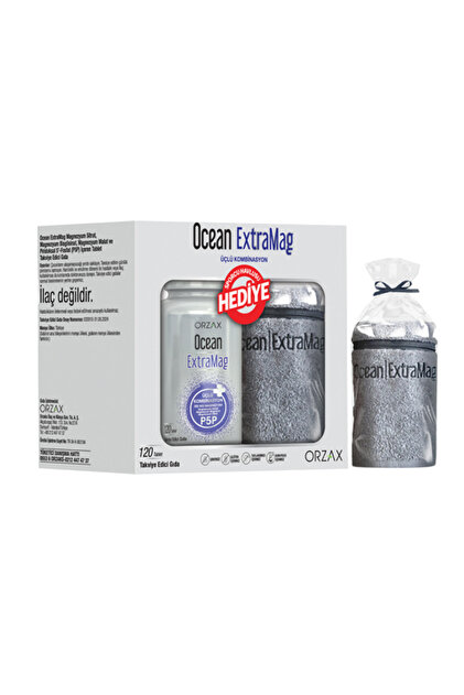 Orzax Ocean ExtraMag Üçlü Magnezyum Kombinasyonu 120 Tablet +