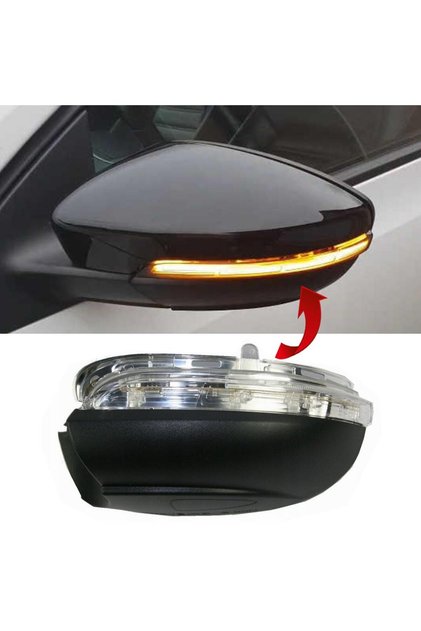 Vw Passat Scirocco Sol Ayna Sinyali 2009-2015 3C8949101D