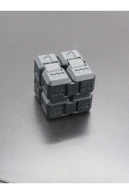 Batman Themed 3D Printed Infinity Cube - Collectible