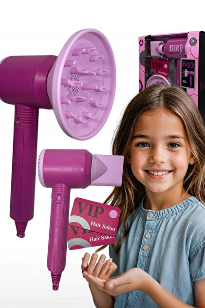 Solemia Mini Kuaför Seti – Gerçek Üfleme Özellikli Oyuncak Saç
