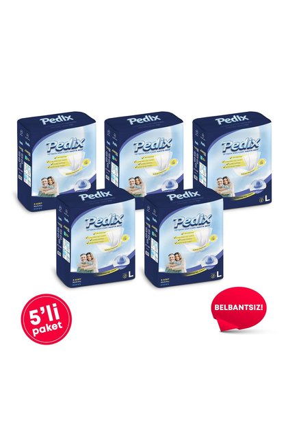 Pedix Anatomik Hasta Bezi Büyük Boy(L) 40 Adet (BELBANTSIZ)