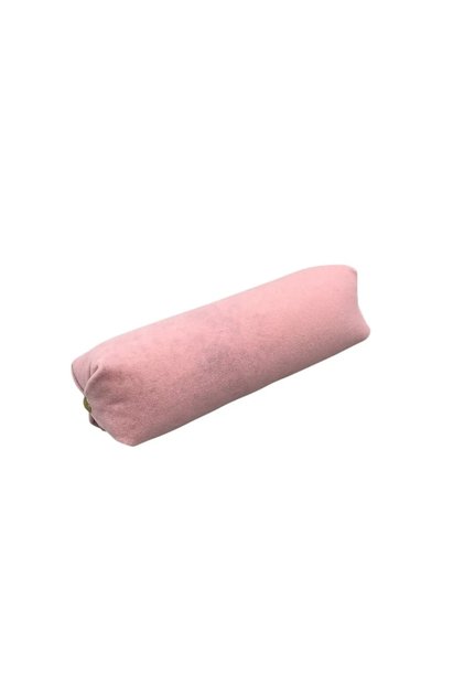 Yerli Üretim Süet Kumaş Pembe Renk 20 Cm Rulo Takı Yastığı