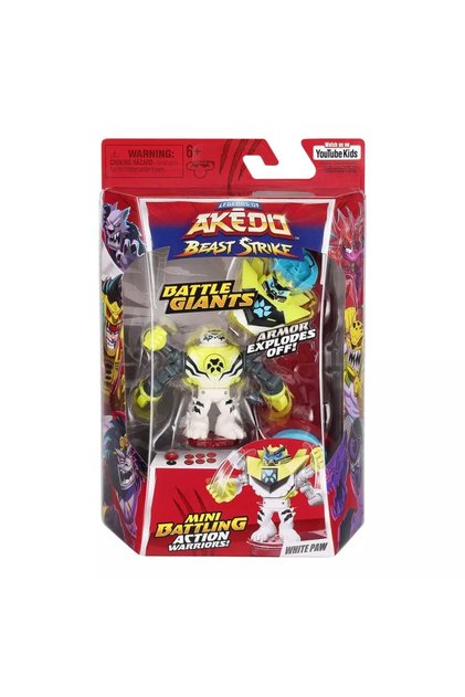 S5 Beast Strike Battle Giants White Paw Action Figure