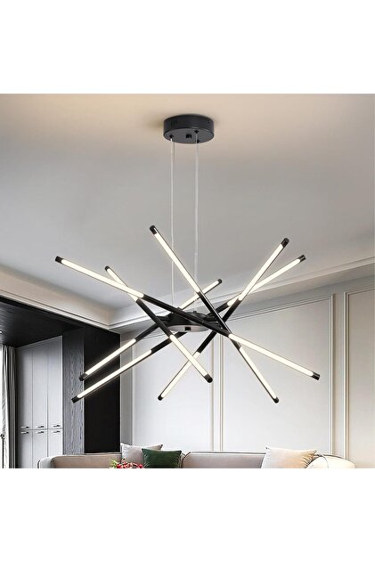 HOME LONDON BREEZE LED Sputnik Avize, 12 Başlı Endüstriyel Sarkıt