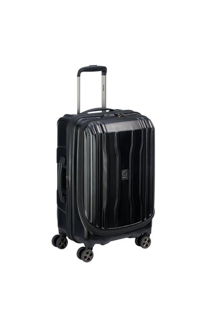 Cruise 58cm Hardcase 4 Double Wheel Cabin Luggage Trolley Black