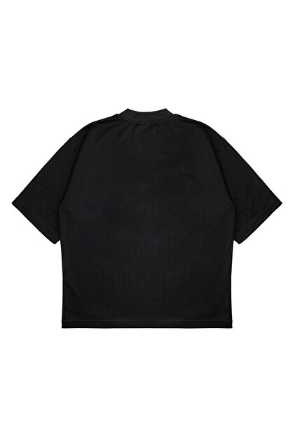 PURE EFFECT Unisex Oversize A Bathıng Ape Baskılı Boxy Fit Kalın