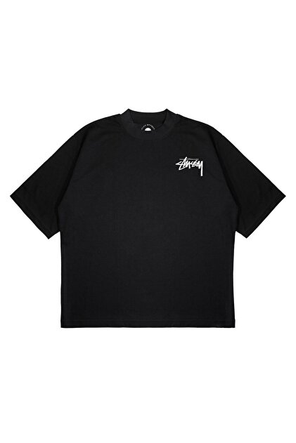 PURE EFFECT Unisex Oversize Stussy Playing Card Printed Boxy Fit