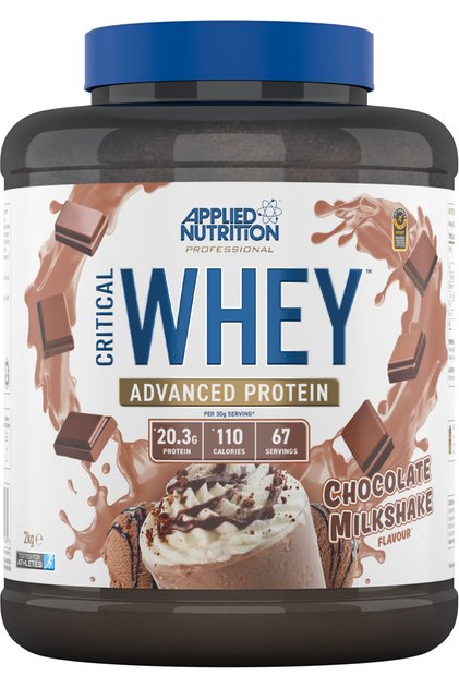 Critical Whey Çikolatalı Milkshake 2kg Kas Gelişimi ve Yüksek Performans Destekleyici Protein Tozu