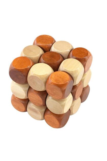 Wooden Snake Cube Toy