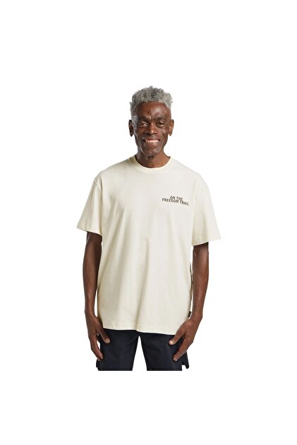 Jack Wolfskin Trailblazer T Erkek Beyaz Tişört ERKEK T-SHIRT