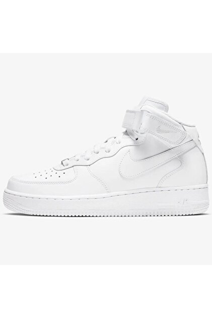 Nike Air Force 1 Mid Leather Unisex Sneaker Hakiki Deri Bilekli