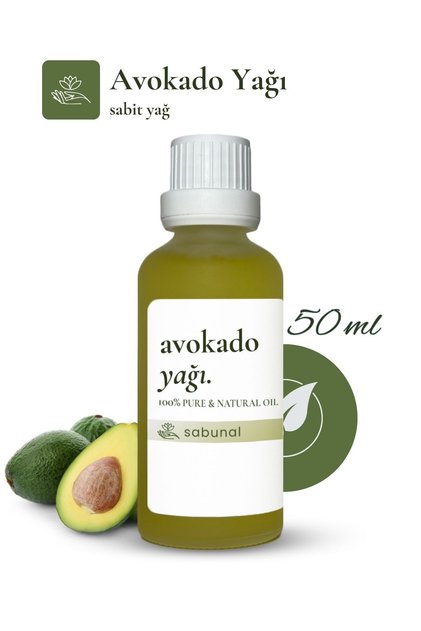Avocado Oil 50 ml - Anti-Aging Moisturizing Oil for Cracked and Dry Skin