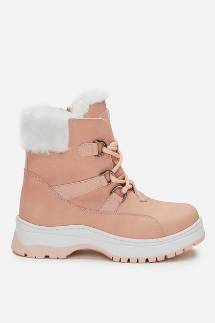 Alexis Orthopedic Shearling Girls Powder Boots