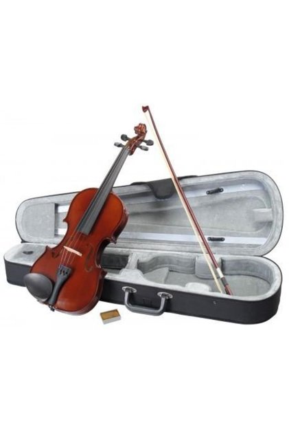 Vioara clasica din lemn 1/8 carcasa inclusa